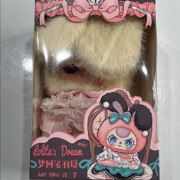 Lolita's Dream Mini Plush Doll - Cream and Pink - Picture 5 of 14